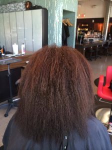 Japanese Straightening - Before
